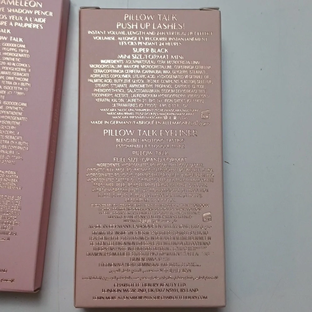 Charlotte Tilbury Pink and Brown Eyeliner Collection